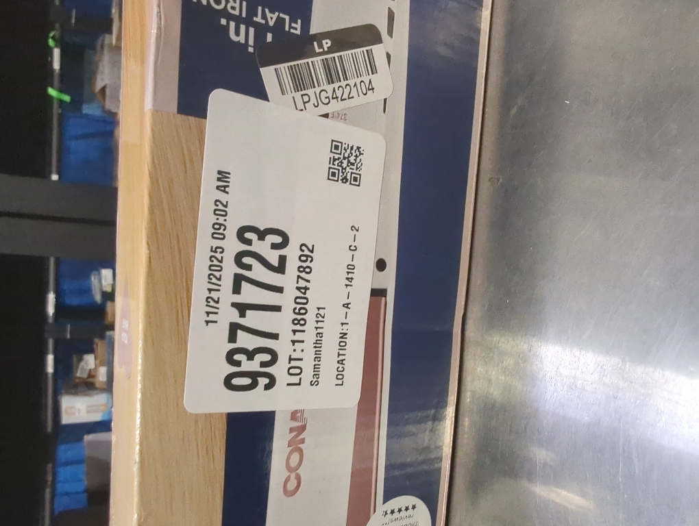 Conair Double Ceramic Flat Iron, 1-Inch Flat Iron Hair Straightener, Five Heat Settings, Extra Long Floating Plates, White