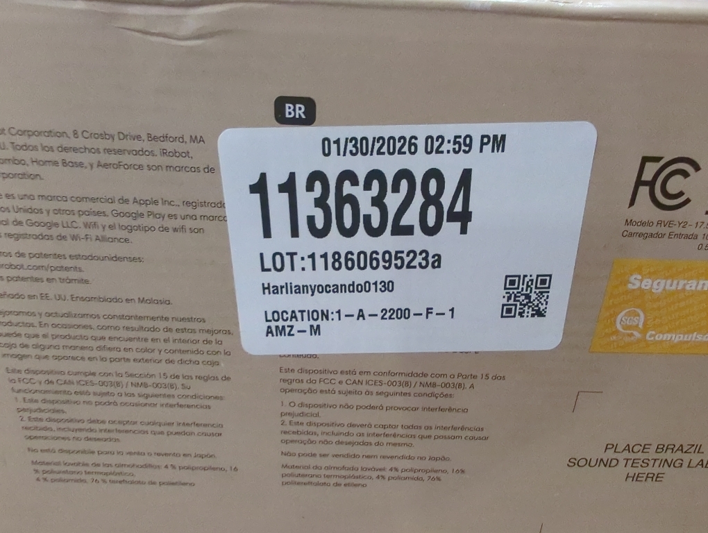 iRobot Bagless Cordless Standard Filter WiFi Connected Robotic Vacuum & Mop