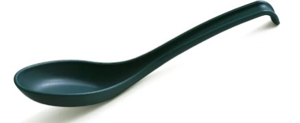 Soup Spoon, green, 3pk