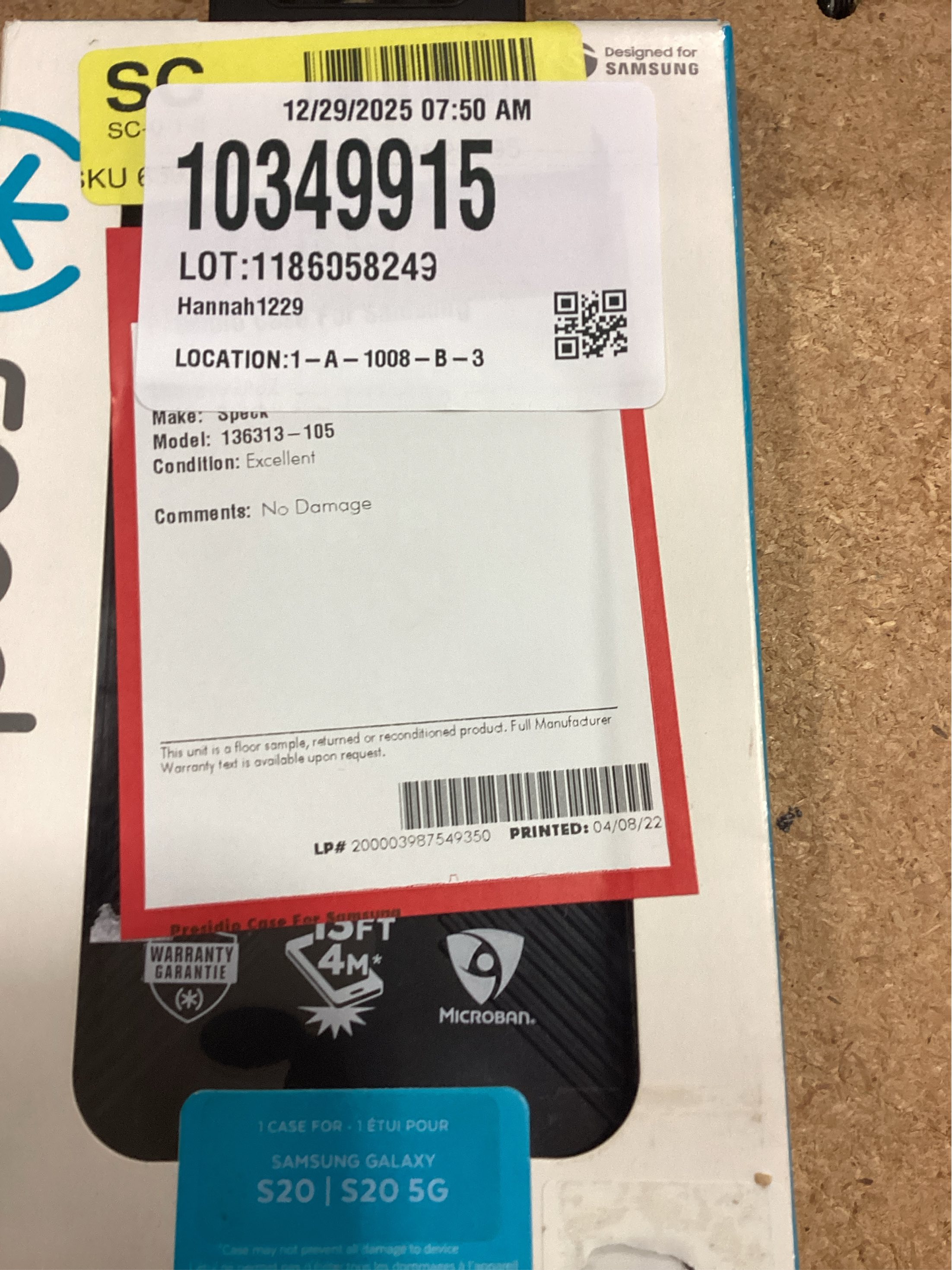 Presidio Grip Samsung Galaxy S20 Cases - Black/Black