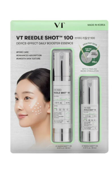 VT Reedle Shot 100 Essence 2.02fl.oz/60ml   1.01fl.oz/ 30ml Total 3.03fl.oz/90ml