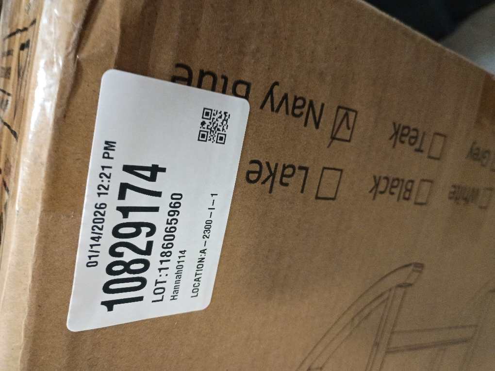 Ciokea Outdoor Rocking Chair, Navy Blue HDPE Rocking Chairs for Outside, All-Weather Comfortable Patio Rockers for Front Porch Deck Balcony