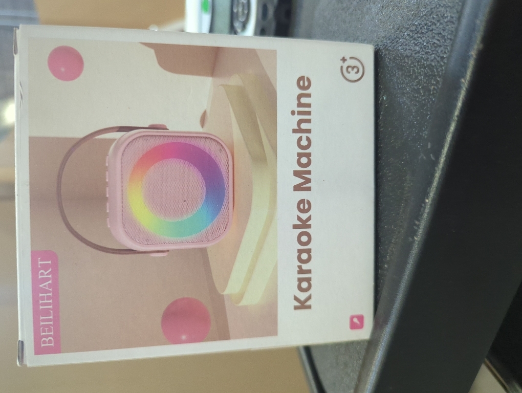 Karaoke Machine for Kids Adults, Mini Portable Bluetooth Karaoke Speaker with 2 Wireless Microphone and Lights, Christmas Birthday Gifts for Girls Ages 4, 5, 6, 7, 8, 9, 10, 12  Family Home Party