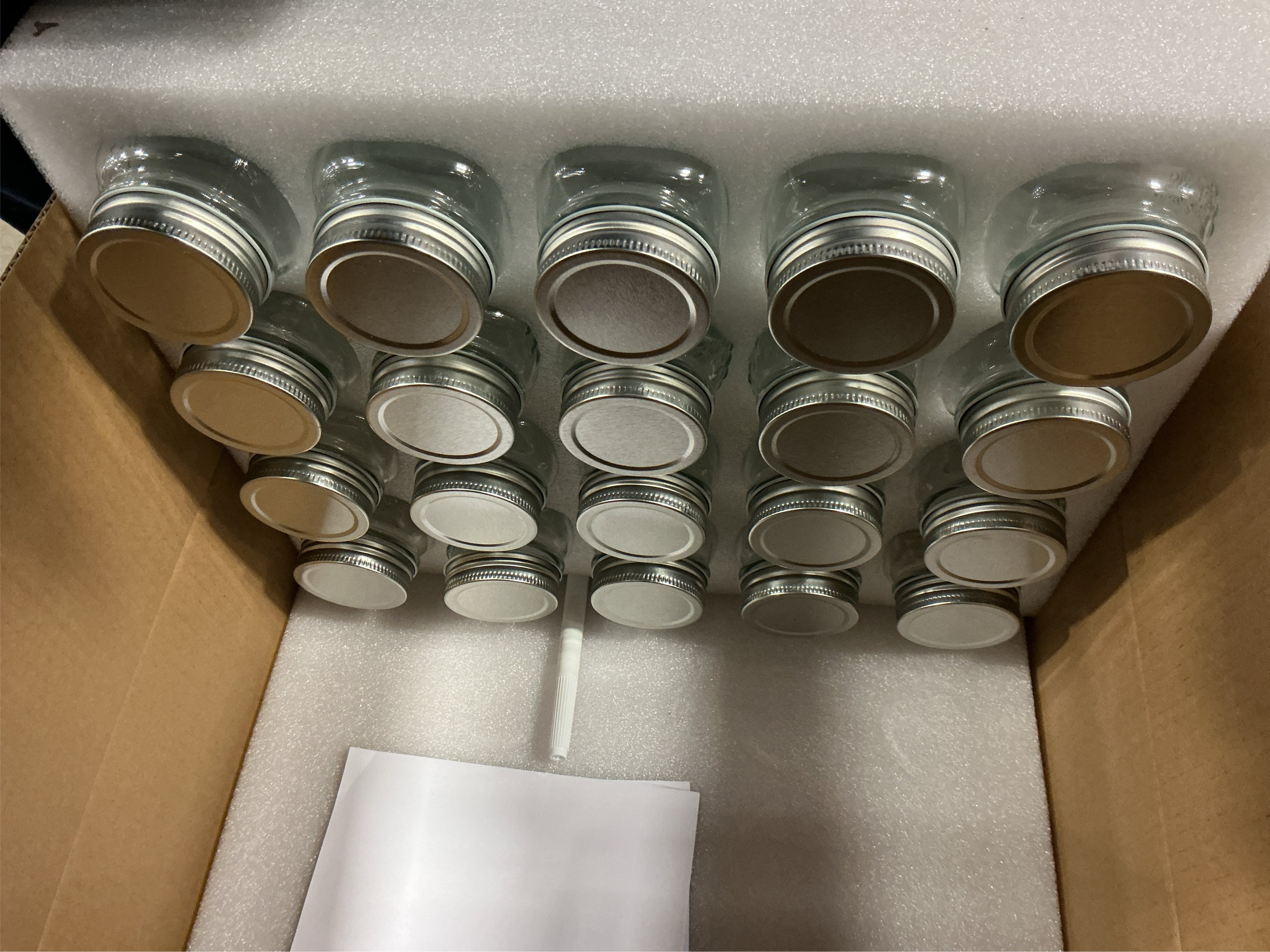 Small Mason Jars With Lids 6oz, 20 Pack Regular Mouth Canning Jars for Food Storage with Labels, Glass Jars with Metal Lids for Spice, Jam, Honey, Jelly, Dessert, Pickle, DIY Candles Decor