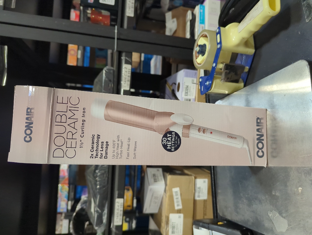 Conair Double Ceramic Rosegold Curling Iron