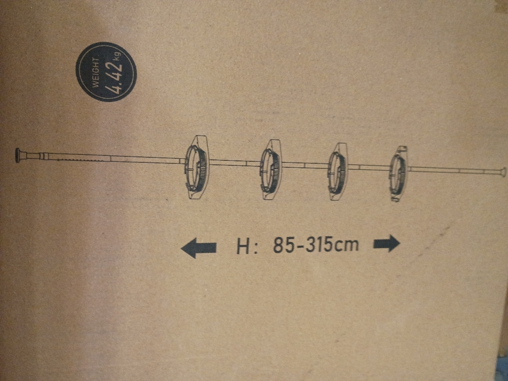 360° Rotating Shower Caddy Tension Pole, 4 Tiers Corner Shower Organizer for Bathroom Shelf Bathtub, Adjustable Standing Shower Rack Bathroom Accessories, Easily Assemble, 34-124 Inch Height, Black