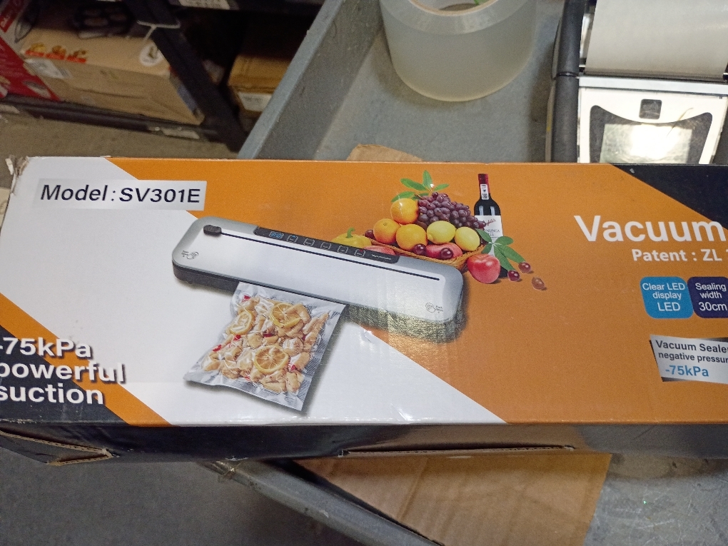 75KPa Vacuum Sealer w/ 6-in-1, Digital Timer, Cutter, 10Bags