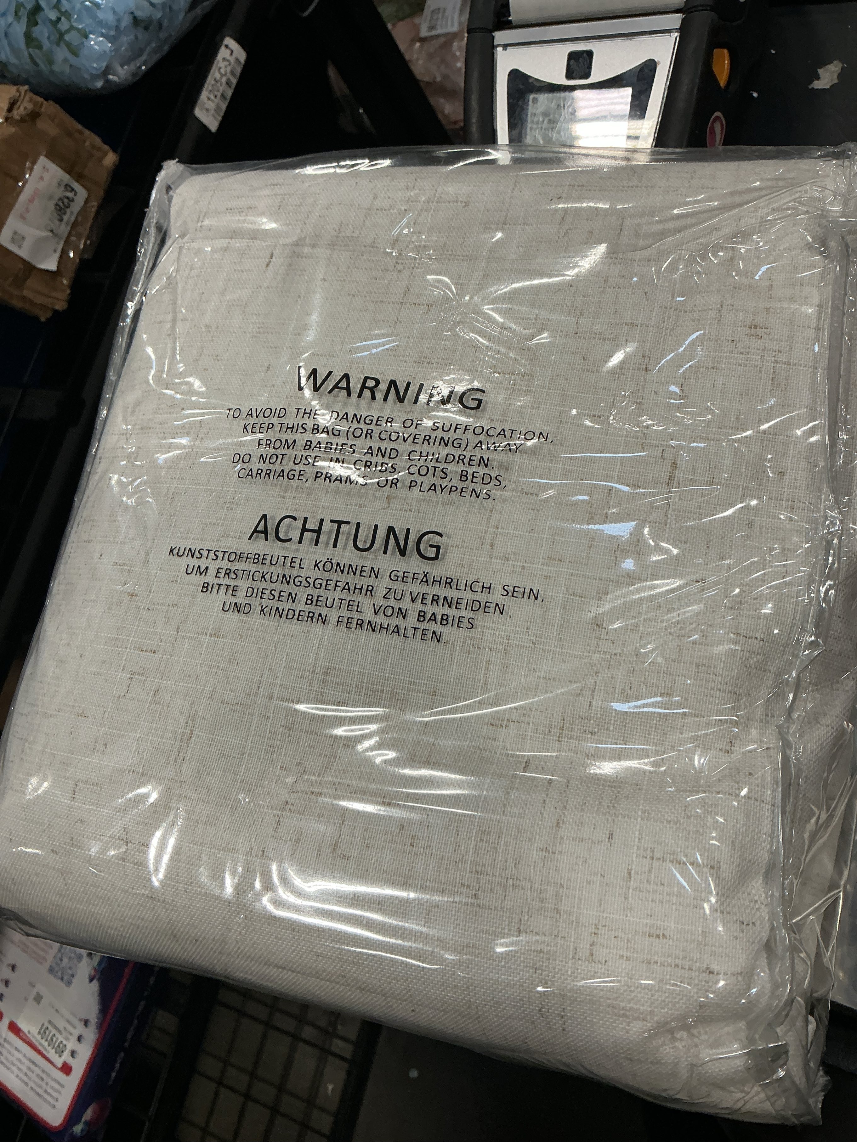 Joywell Linen 100% Blackout Curtains 102 Inches Long, Rod Pocket/Back Tab/Hook Belt/Clip Rings, Thermal Insulated Floor to Ceiling Drapes for Bedroom Living Room (2 Panels,W52 x L102,Natural Beige)