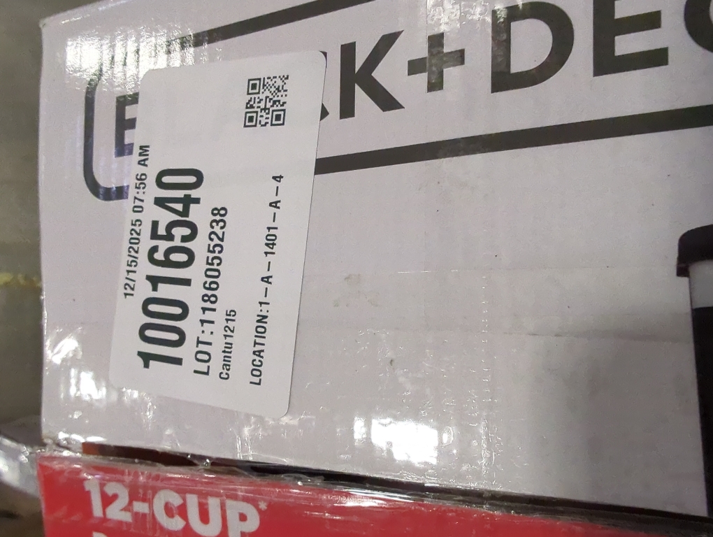 BLACK DECKER 12-Cup Digital Coffee Maker, Programmable, Washable Basket Filter, Sneak-A-Cup, Auto Brew, Water Window, Keep Hot Plate, Black