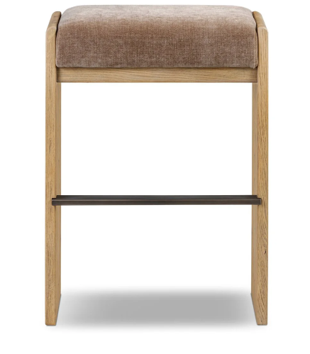 Native Citizen Nash Bar   Counter Stool Regular Light Brown and Light Oak