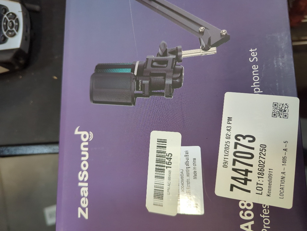 BLACK ZealSound Gaming USB Microphone,Noise Cancellation Condenser mic,RGB Microphone with Mute,Gain,Monitoring,Boom Arm,Pop Filter for Phone,PC,Computer,PS4,PS5,Mac,Streaming,Podcast,Twitch,YouTube,Discord