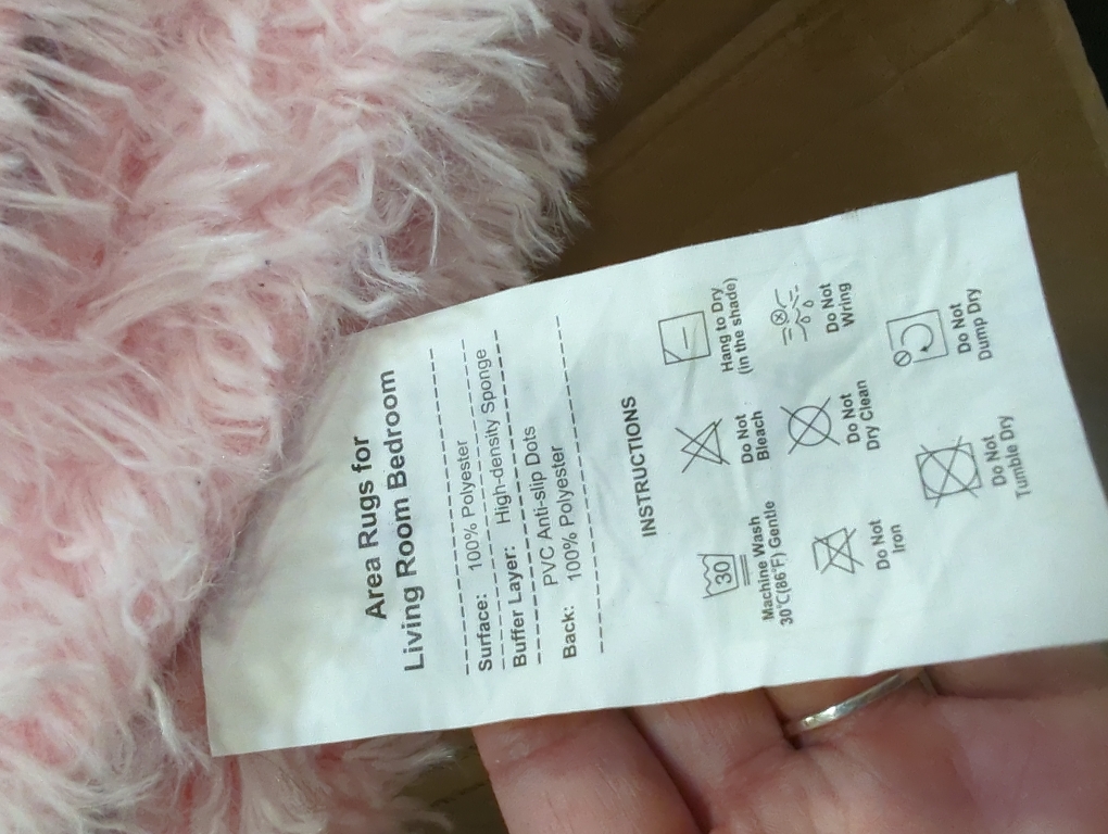 Pink Fluffy 4x6 Area Rugs for Bedoom Girls, Soft Washable Fuzzy Furry Shag Rug for Kids Room, Nursery, Dorm Decor, Cute Plush Carpet for Baby Toddler