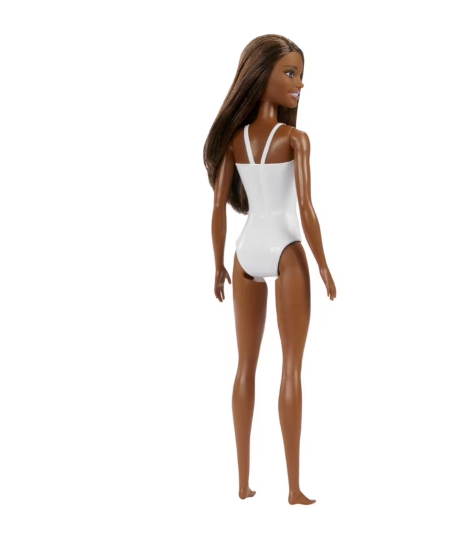Barbie GPB17 Beach Blonde Doll One-Piece Swimsuit with American Flag Inspired Design for Children Toy