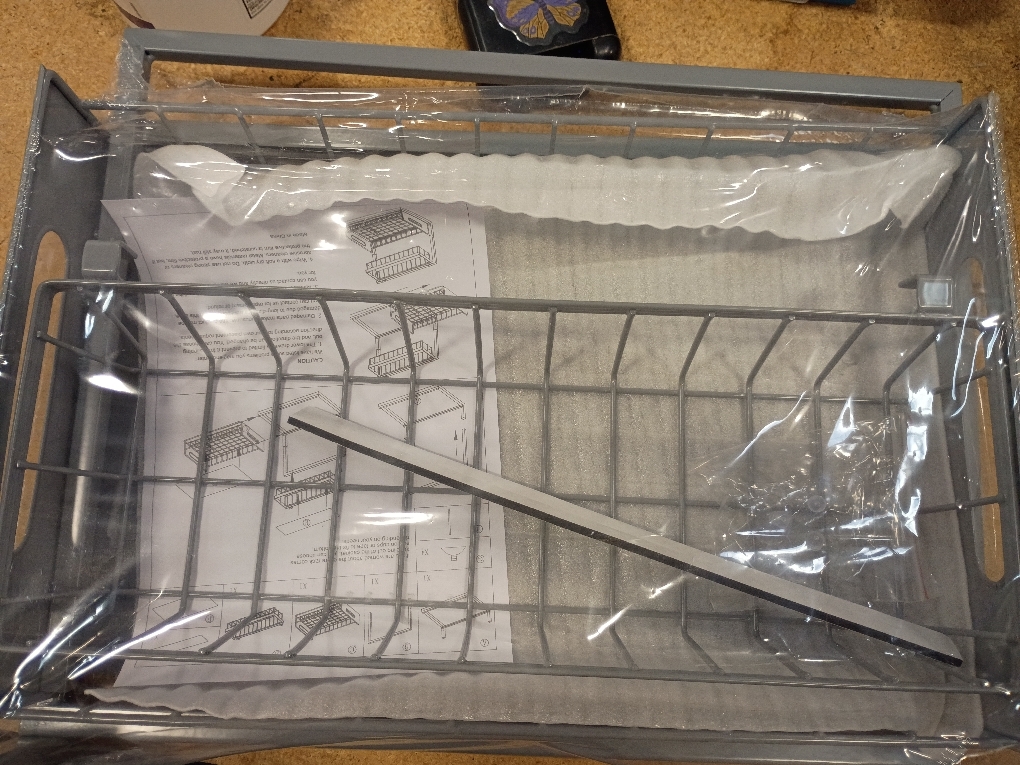 REALINN Under Sink Organizer, Pull Out Cabinet Organizer 2 Tier Slide Out Sink Shelf Cabinet Storage Shelves, Storage for Kitchen Bathroom, Grey, 1 Pack