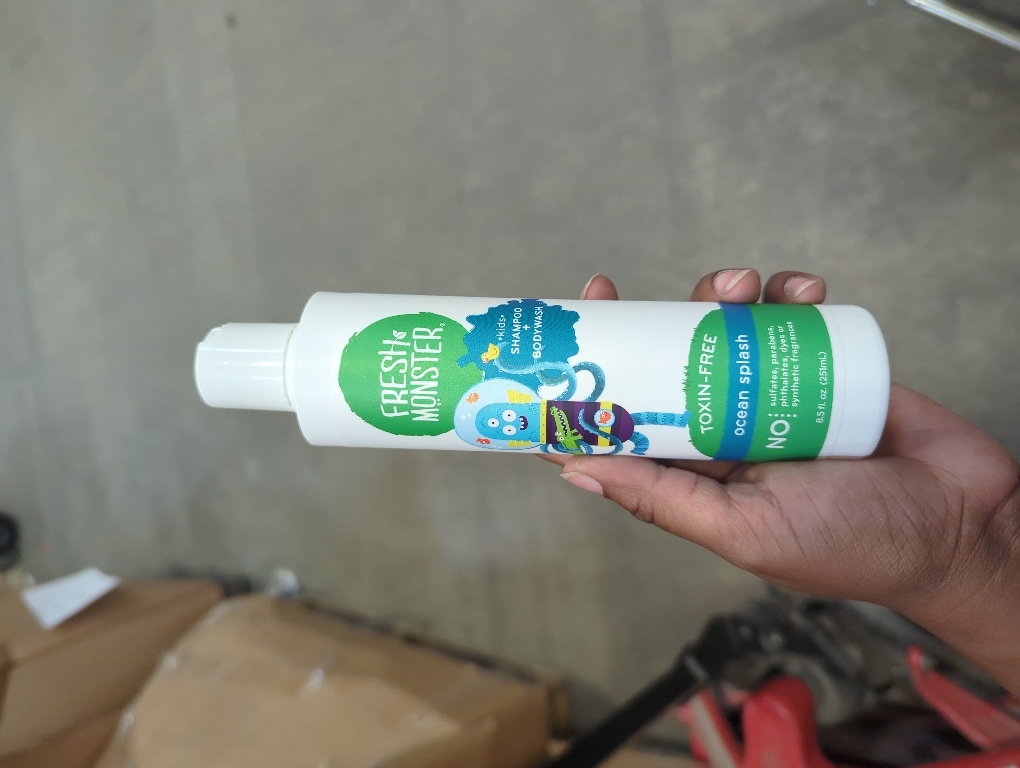 Fresh Monster 2-in-1 Kids Shampoo & Body Wash, Ocean Splash, 8.5 oz