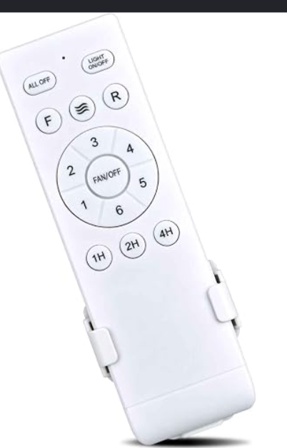 COLOR WHITE ❗❗Remote for ZHMDJDSH/Ayaoty/LEDIARY DH-CFL02/ADH-CFL04 Ceiling Fan