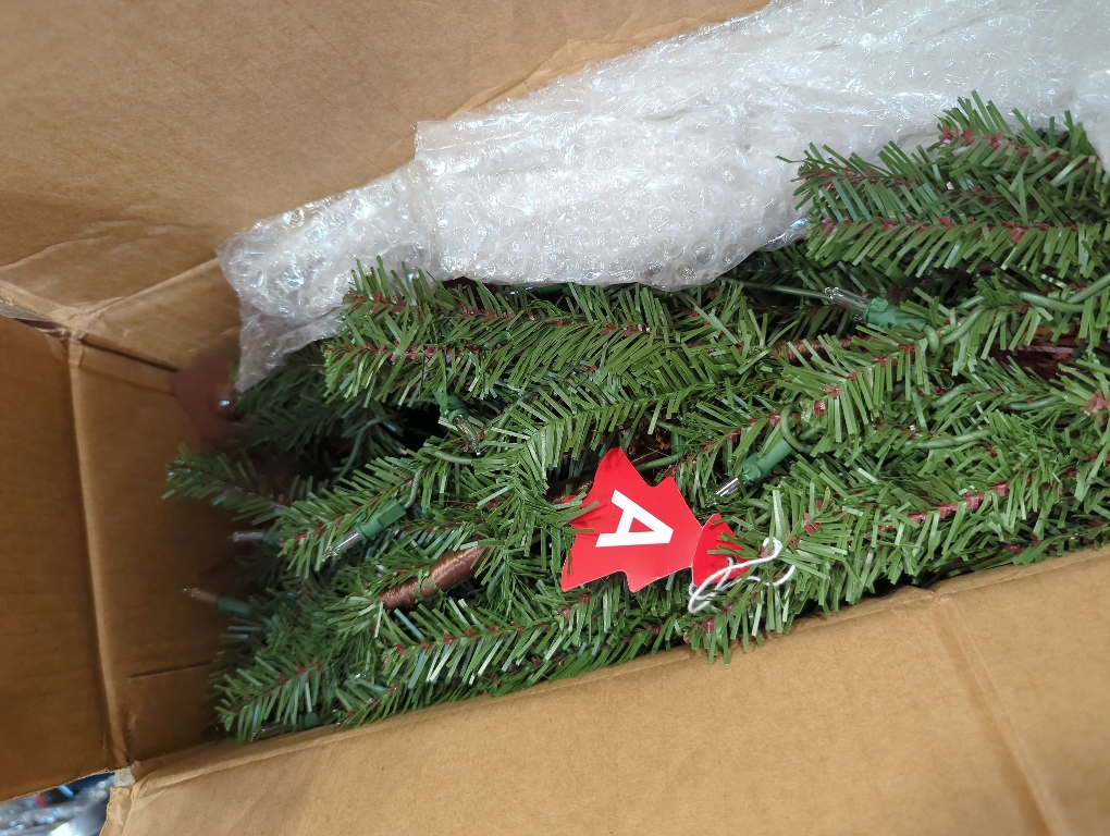 5 ft. Prelit Alpine Artificial Christmas Tree with 150 Lights