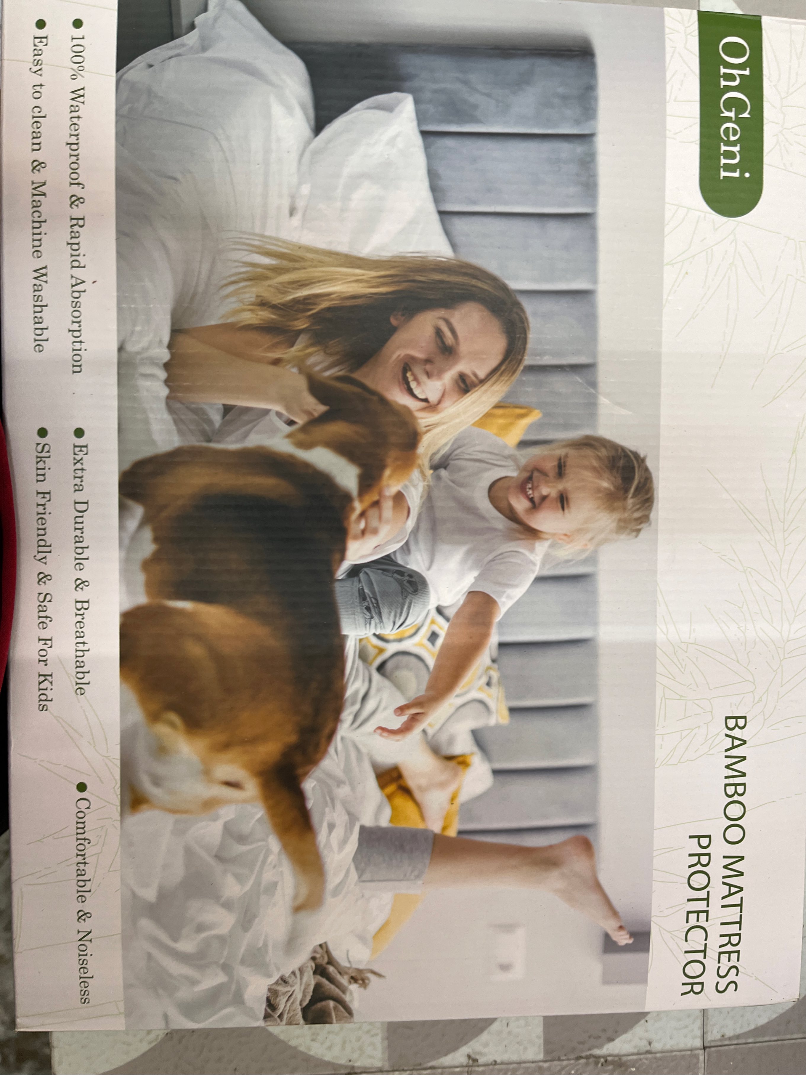 OhGeni Bamboo Mattress Protector