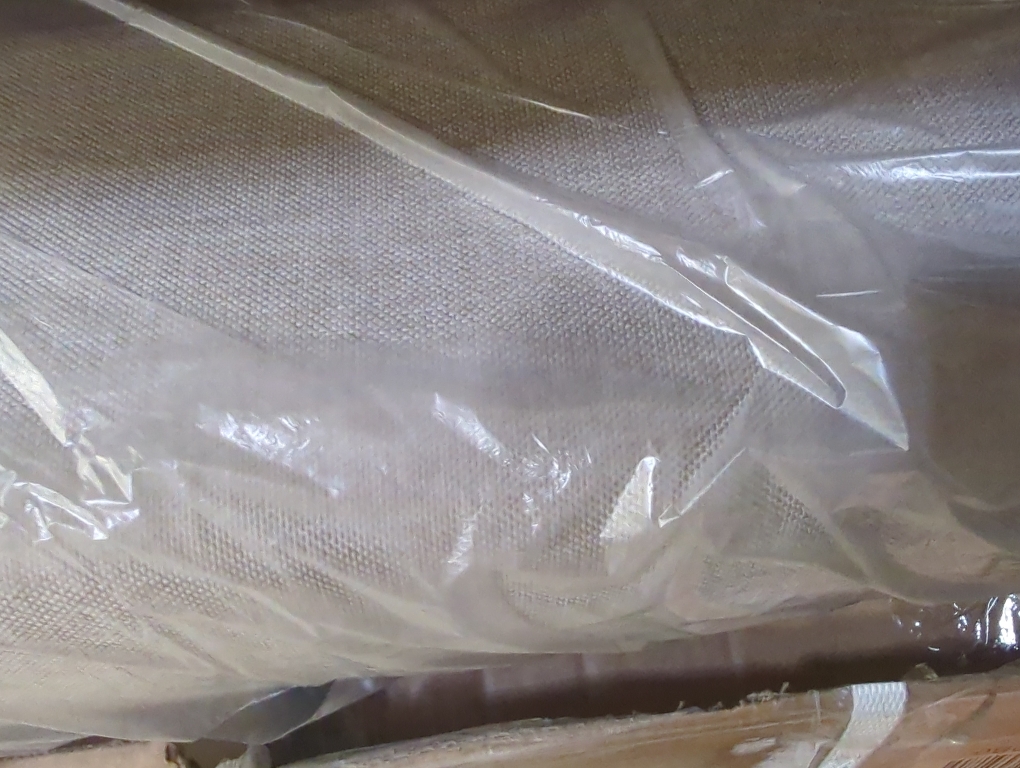 Size king Color Grey  upholstered platform bed with tufted wingback