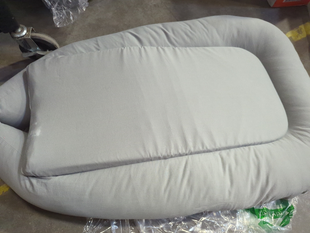 Baby Lounger - Infant Lounger for Newborn 0-24 Months, Pure Cotton Breathable Baby Nest Lounger Cover, Newborn Essentials for Baby Boys & Girls, Portable Baby Lounger for Home and Travel