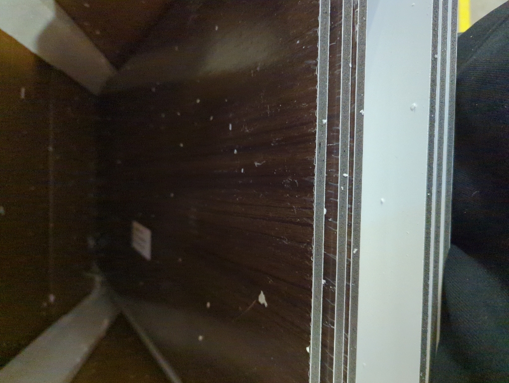 6 PCS Wire Rack Covers for Pantry Wood Grain, 33''W * 16''D (Ready to Use) Faux Wood Shelf Covers for Wire Shelving, Rustic Closet Shelves Covering Toppers - Bathroom, Kitchen, Garage (Dark)