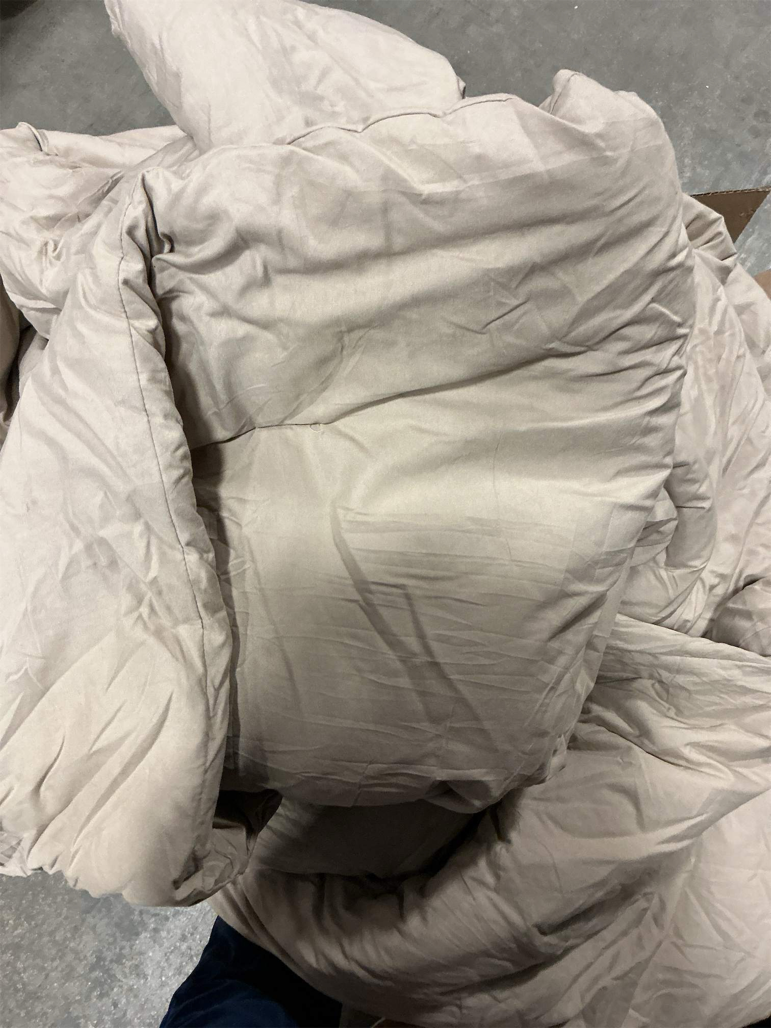 King size 104 x 96 Comforter Set Oatmeal, 3pcs(1 Boho Oatmeal Comforter & 2 Pillowcases) All Season Soft Bedding Lightweight Bedspread Blanket Quilt