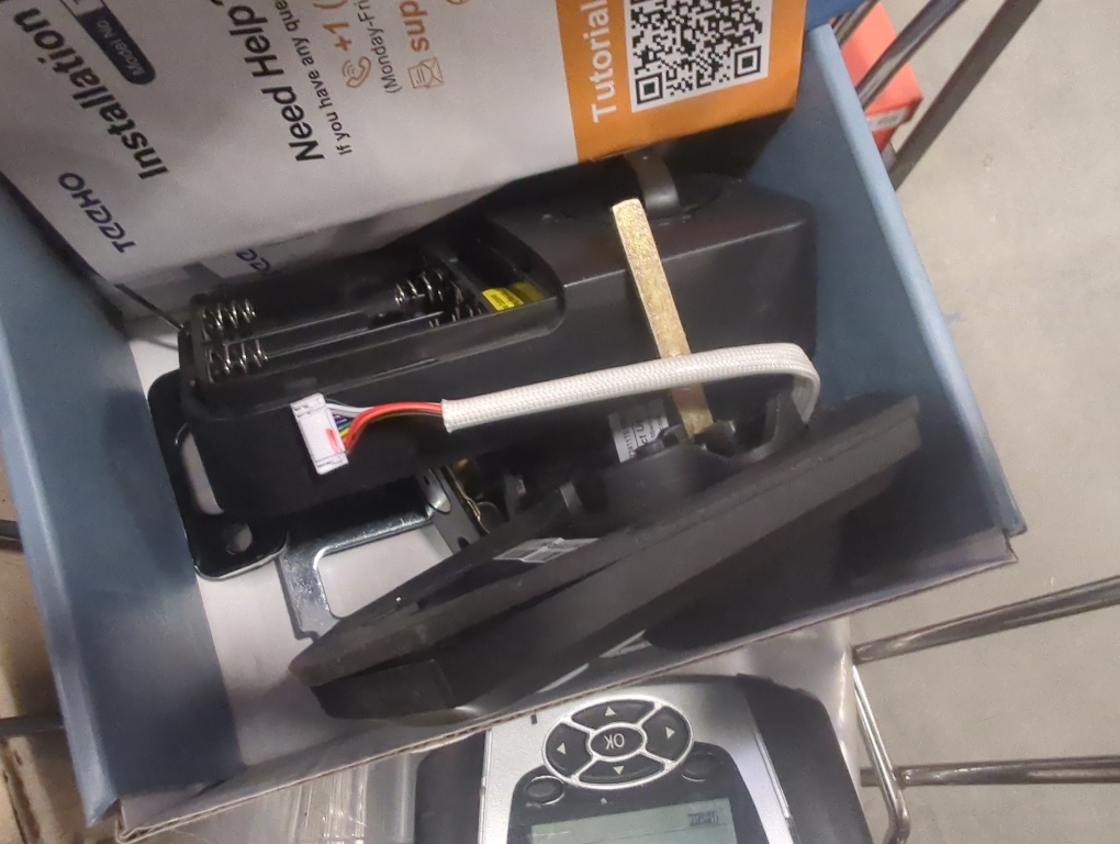 Color Black TEEHO TE001 Keyless Entry Door Lock with Keypad - Smart Deadbolt Lock for Front Door with 2 Keys - Auto Lock - Easy Installation - Matte Black