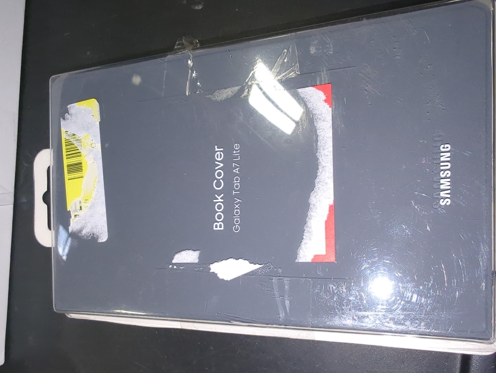 Samsung Carrying Case (Book Fold) for 8.7 Samsung Galaxy Tab A7 Lite Tablet - Gray - Ding Resistant