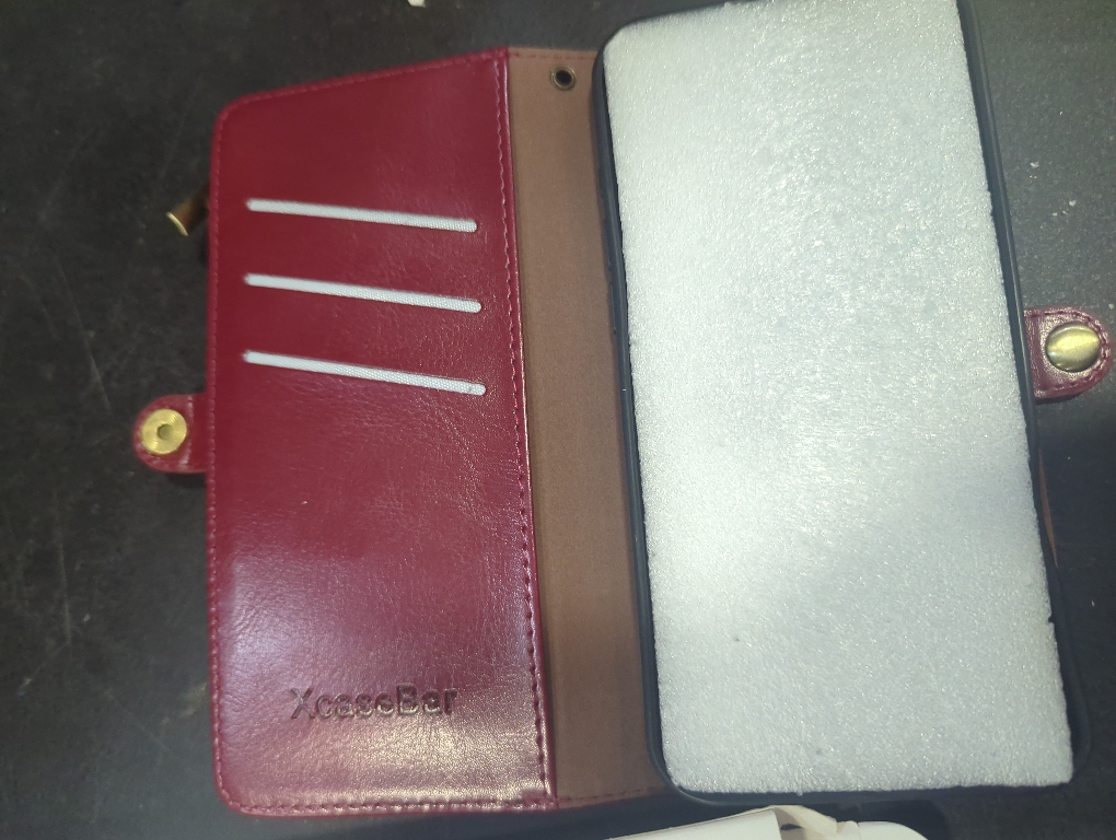 Size iPhone 16 Pro Max Color red XcaseBar compatible with iPhone 16 Pro Max Wallet case with Zipper Credit Card Holder【RFID Blocking】,Flip Folio Book PU Leather Phone case Shockproof Cover Women Men for Apple 16 Pro Max case Wine Red