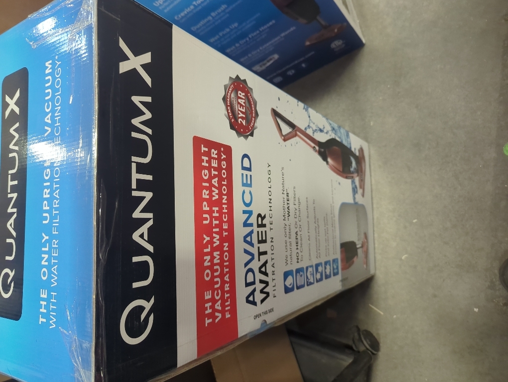 Color Grey Quantum X Upright Water Filter Vacuum for Home — Superior Bagless Vac Cleaner with Water & MicroSilver Filtration to Clean Wet & Dry Messes. Pet, Dog Hair, Toddler Spills on Carpet & Hardwood Floor