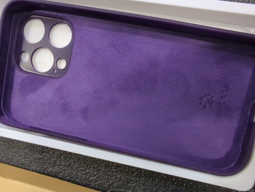 Miracase Designed for iPhone 14 Pro Max Phone Case with Screen Protector,[Upgraded Enhanced Camera Protection],Shockproof Liquid Silicone Case with Microfiber Lining,6.7 inch, Dark Purple