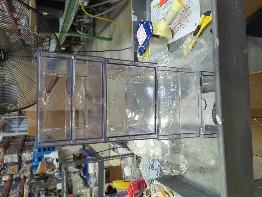 Stackable Storage Drawers, Acrylic Organizers,7 Drawers