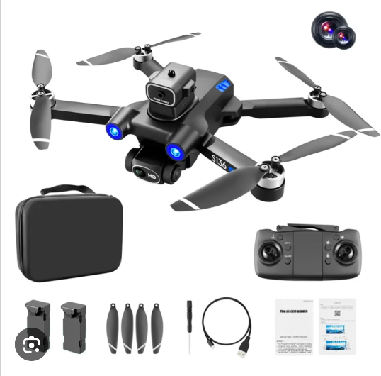 S136 GPS Brushless Aircraft Infrared Obstacle Avoidance Mini RC Drone with Headless Mode