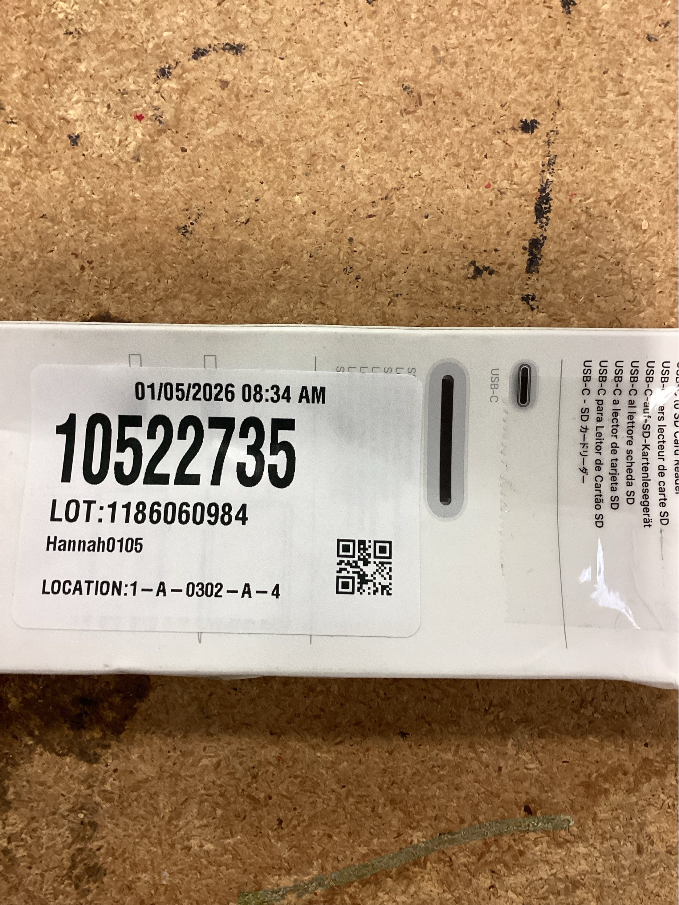 Apple USB-C to SD Card Reader - 2.6in