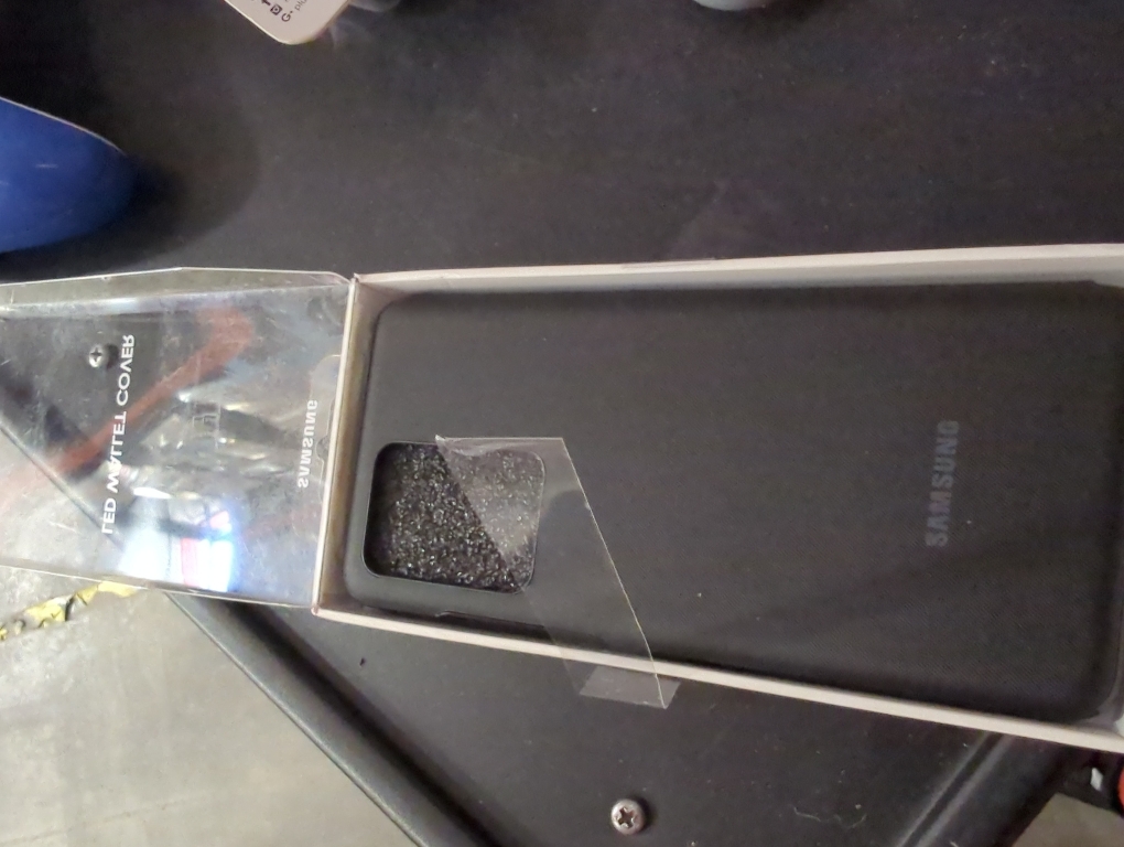 Samsung LED Wallet Cover EF-NG988 - Flip cover for cell phone - black - for Galaxy S20 Ultra, S20 Ultra 5G