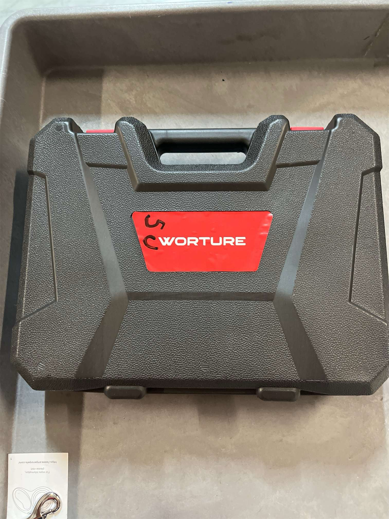 Tool Box, Basic Repair Hand Tools Kit with Portable Storage Box for Mechanic Home Office Use