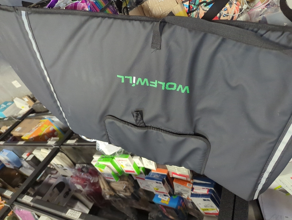 Upgraded Tailgate Bike Pad, Waterproof Truck Tailgate Pad Cover for 5 Mountain Bikes with Reflective Strips Tool Pocket Rear Camera Opening