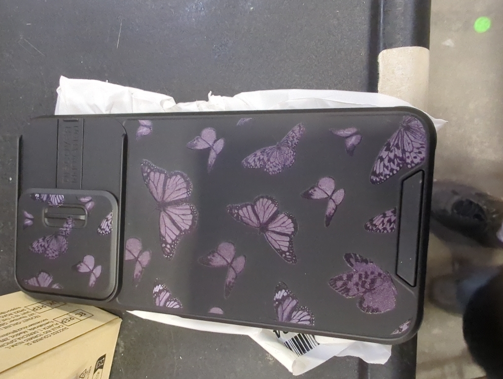 for Moto G 5G 2025 Case - Women Girls Cute Phone Cover Girly Pretty Aesthetic Black Butterfly Unique Design with Camera Cover and Ring Stand Funda for Motorola G 5G 2025