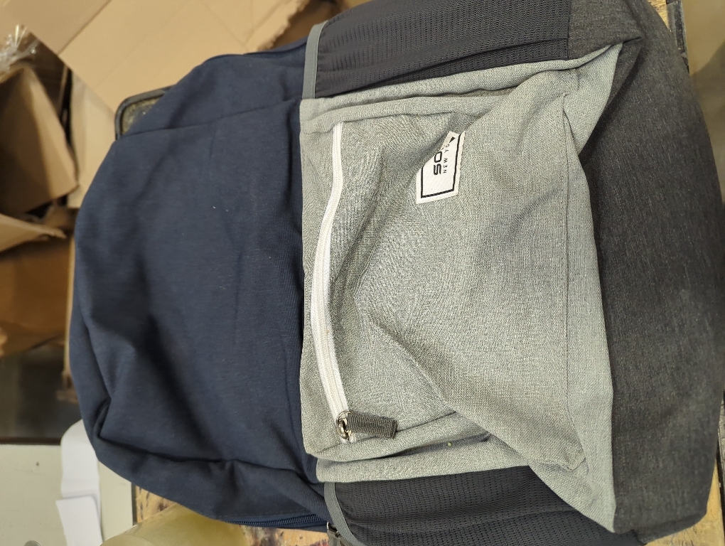 Solo New York Re:Port Laptop Backpack, Made from Recycled Materials, Out of the dark Blue, Fits Up to 15.6 Laptop