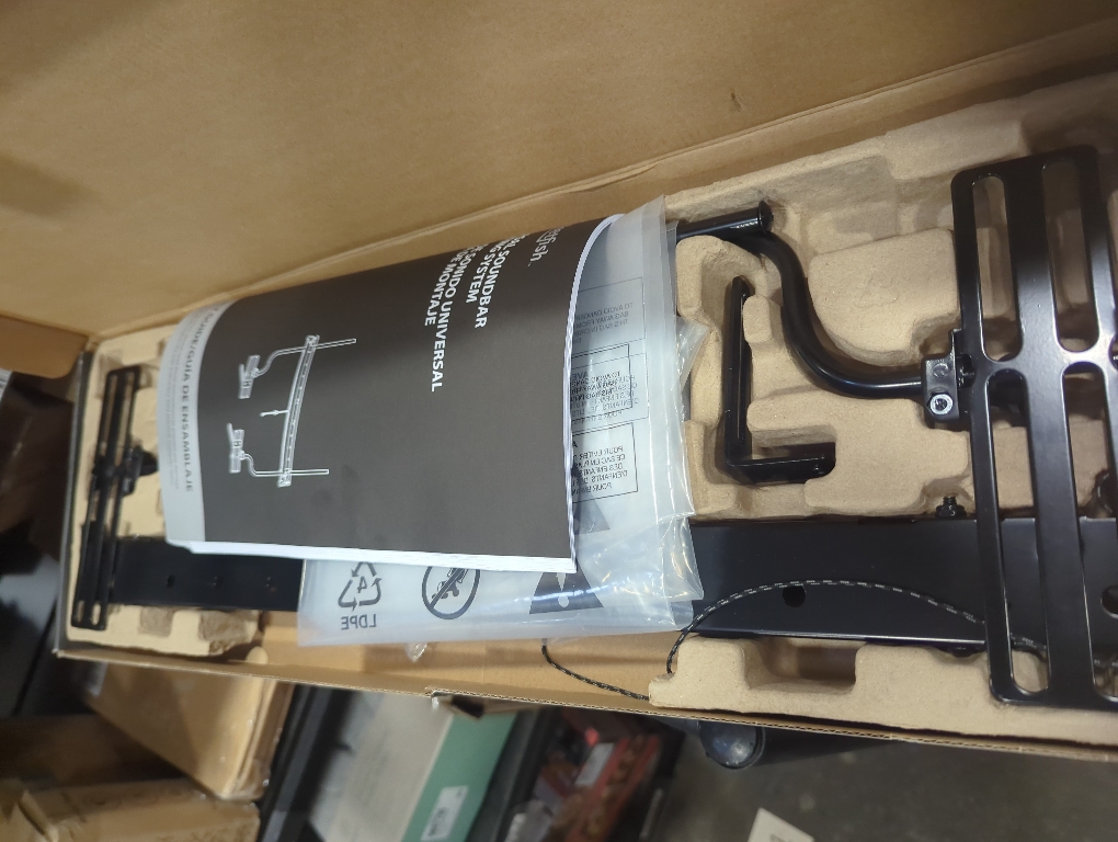 Color Black Rocketfish™ - RF-SBM102 - Universal Soundbar Mounting System - Black