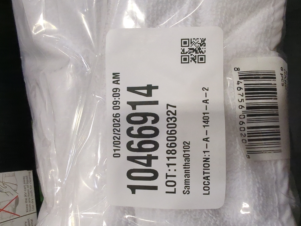 Haven Turkish Cotton Hand Towel in Bright White (2 pack)