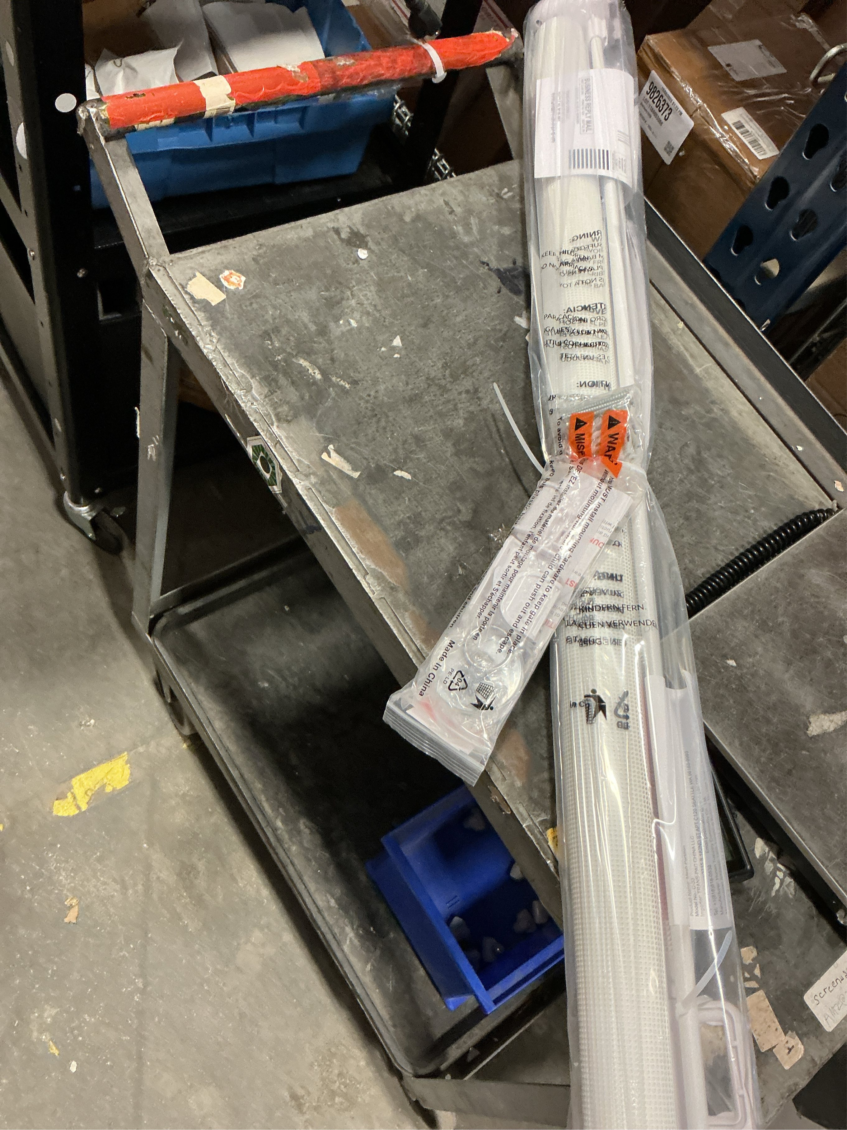 Reinforced 42 Extra Tall Retractable Baby Gates Tall Dog Gate with Support Rods, 55 Wide Mesh Gate Retractable Pet Gate Indoor/Outdoor Baby Gates for Dogs - Bottom Anti-Escape, White