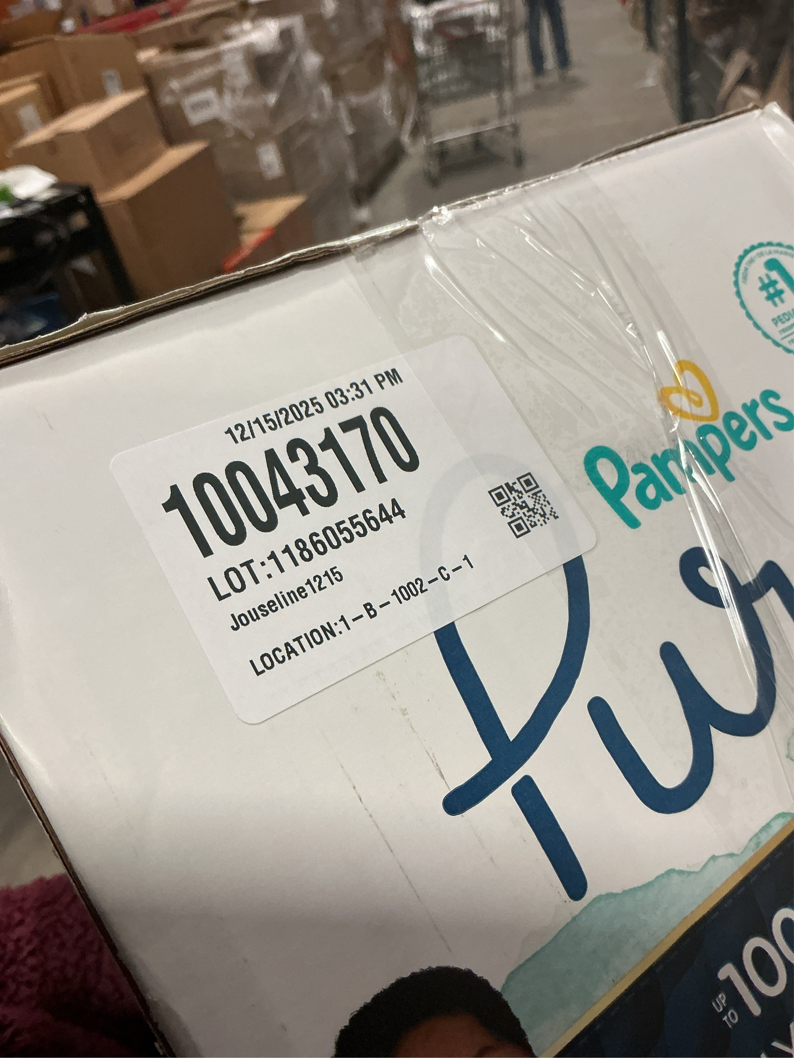 Pampers Pure Protection Diapers Enormous Pack - Newborn - 128ct