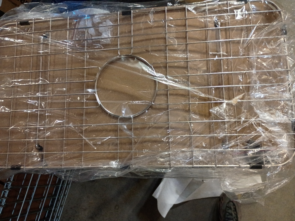 Serene Valley Sink Bottom Grid 24-1/8 x 12-5/8, Centered Drain with Corner Radius 1-1/2, Sink Protector NLW2412C