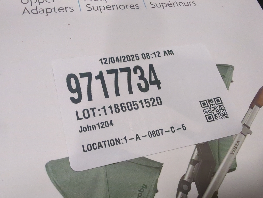 UPPAbaby VISTA Upper Adapters (for VISTA 2015-later)