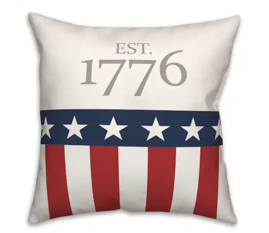 Est 1776 Throw Pillow
