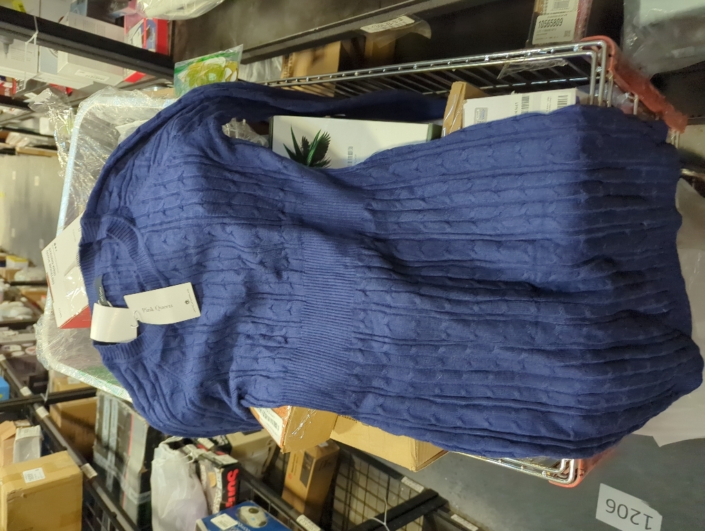 Size M/L ....Pink Queen Women's Cable Knit Sweater Dress Long Sleeve Crewneck Mini Pencil Bodycon Dresses Fall Winter Outfits