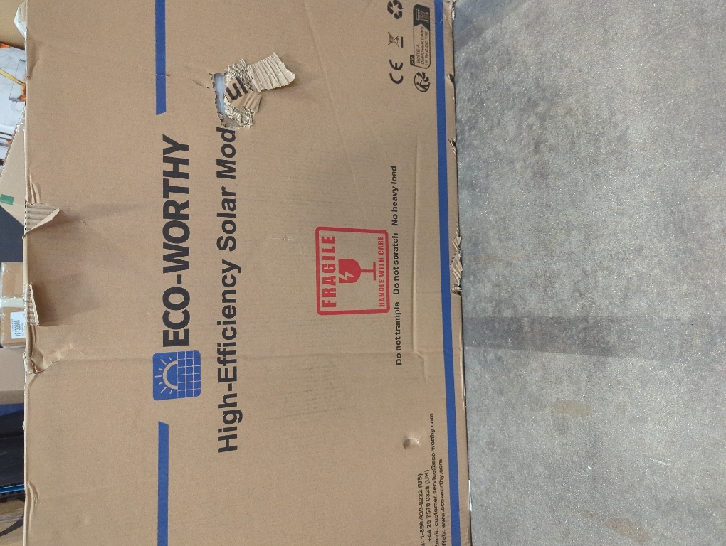 ECO-WORTHY 2pcs 100 Watt Solar Panels Monocrystalline Solar Panel for 12V/24V Battery RV Marine Boat and Other Off-Grid Applications, 2-Pack 100W