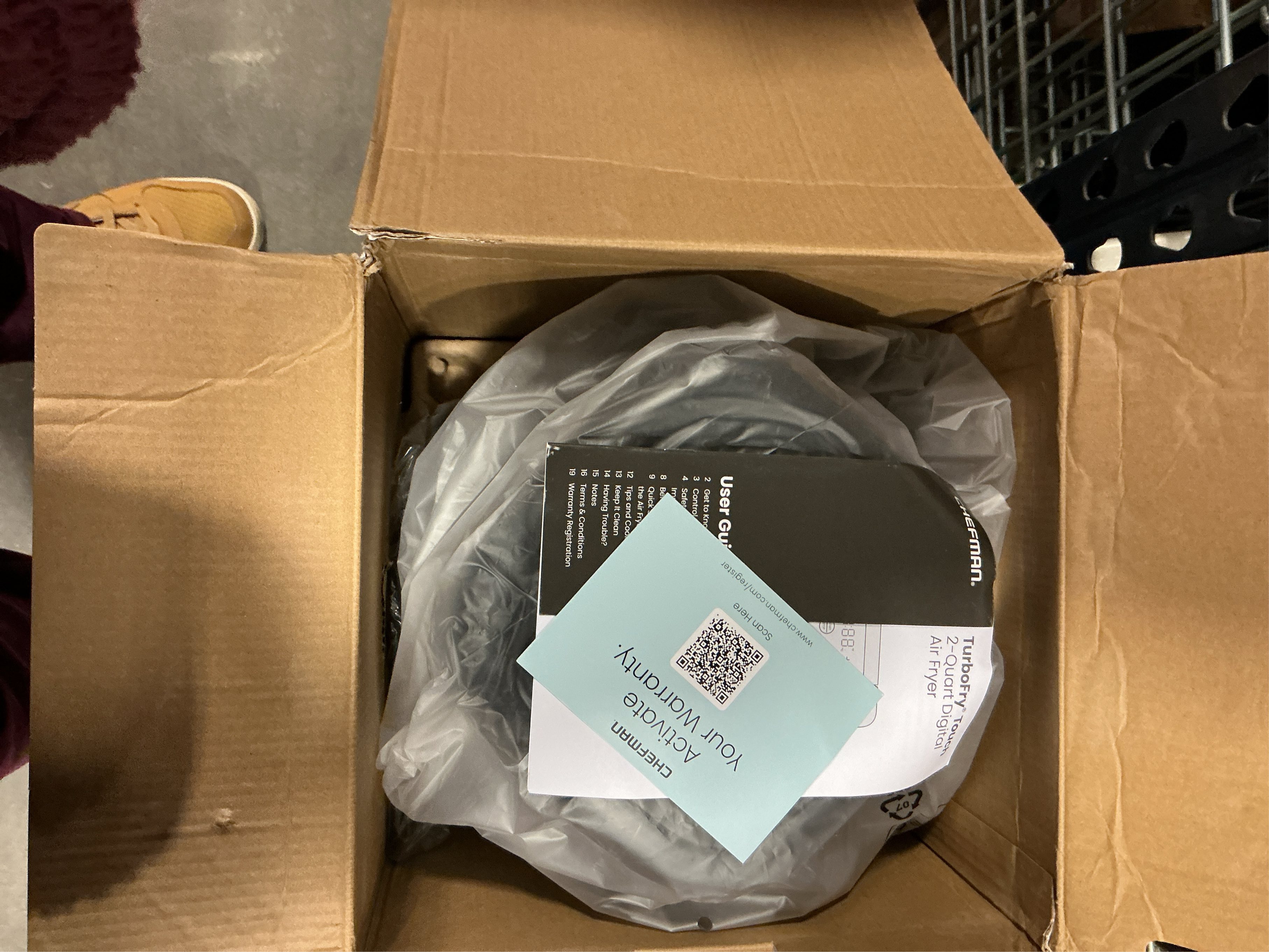 Chefman Turbofry 2 Qt. Touch Digital Air Fryer - Black