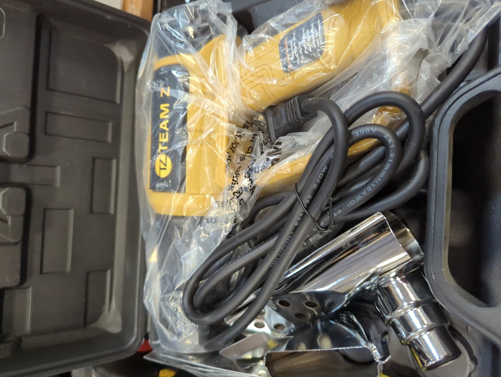 Team Z Premium Heavy Duty Heat Gun Kit with Case – Upgrade LCD Display, Overload Protection & 10 Sec Delayed Turn Off Function - High Temp (140F –